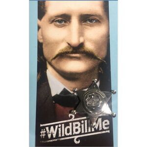 'Deadwood Alive’ Old West Style Deadwood Deputy -1876 Tin Novelty Badge +Bonus